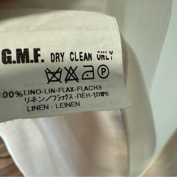 Gianfranco Ferre Studio Vintage White Cream Linen Maxi Midi Dress IT 44 , US 8 - Picture 7 of 10